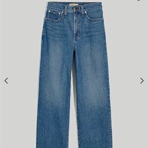 Madewell Perfect Vintage Wide-Leg Crop Jean in Cresslow Wash